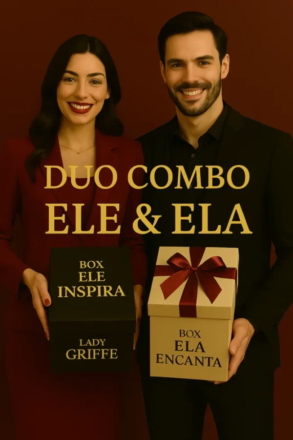 Combo Duo  Ele e Ela - Ele Inspira &   Ela Encanta